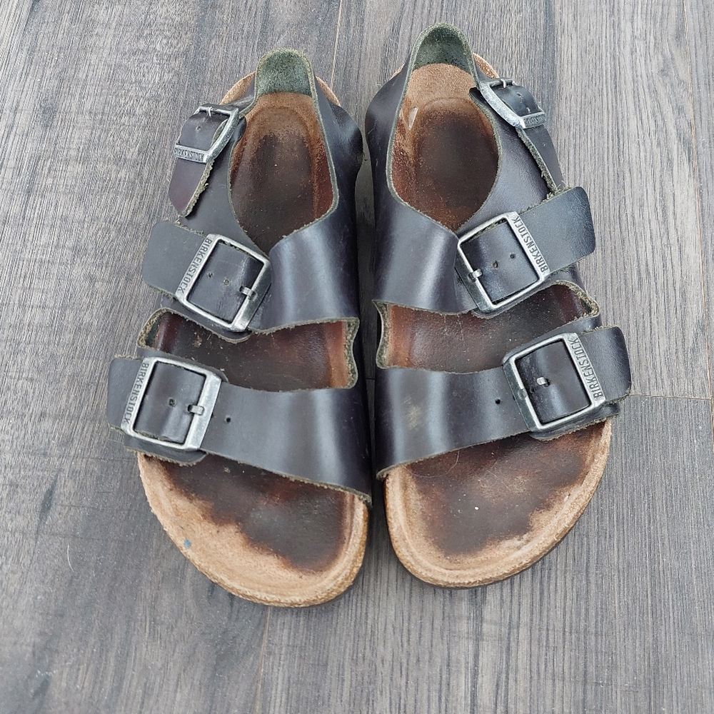 Birkenstock Milano Sandals Black Size 8? US. 